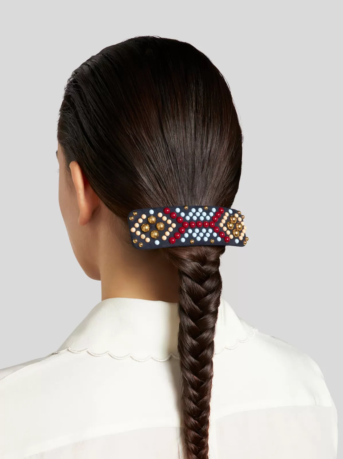 Donna Etro Fermaglio Per Capelli Con Borchie |