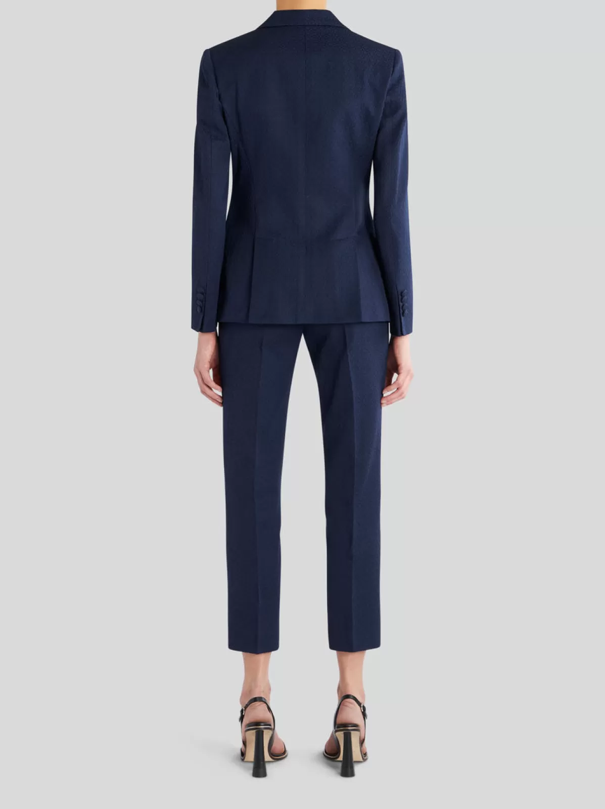 Donna Etro Giacca In Cotone Con Fodera Interna A Righe | Donna |