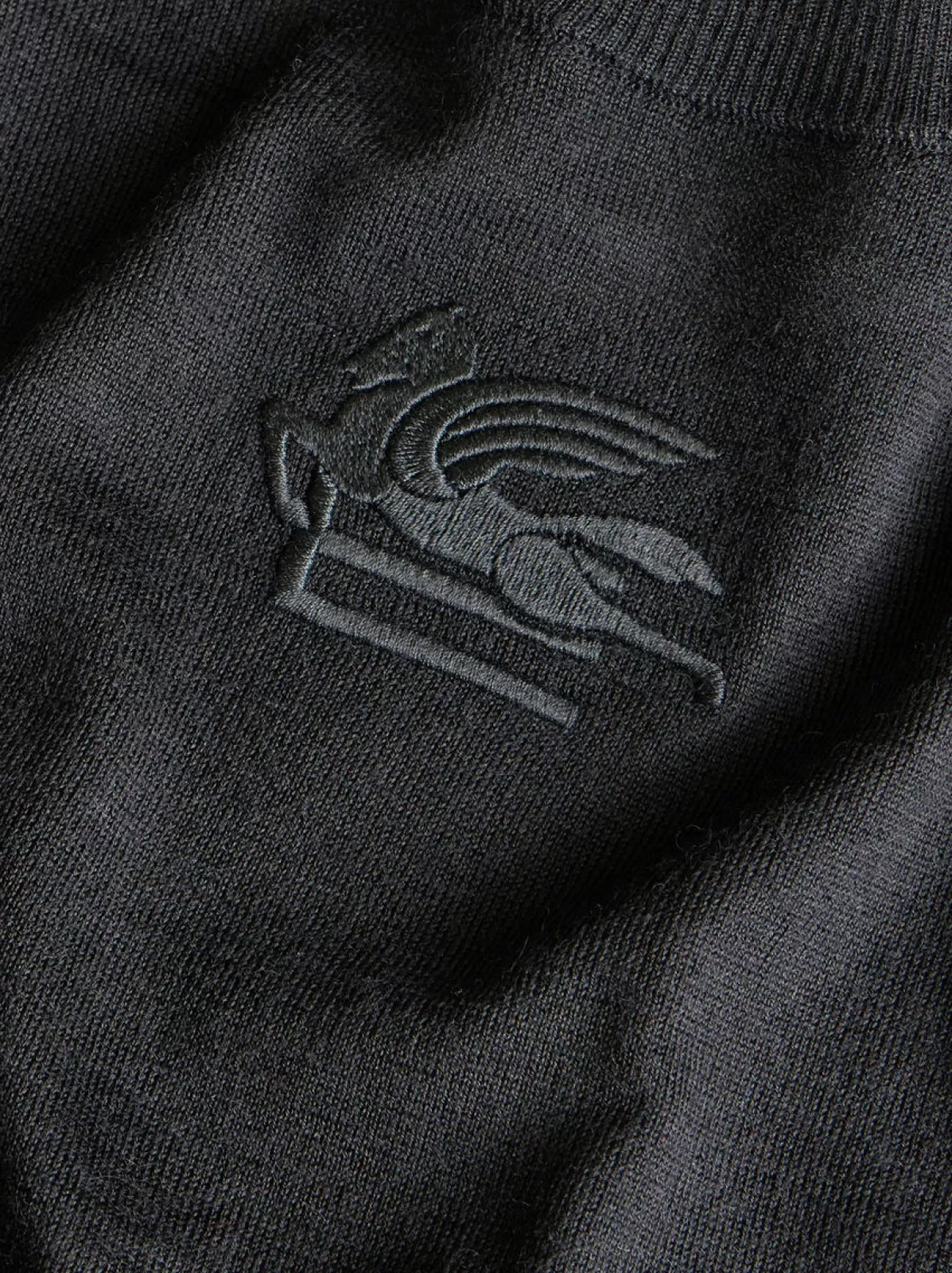 Uomo Etro Maglia In Seta E Cashmere Con Logo Sul R | Uomo |