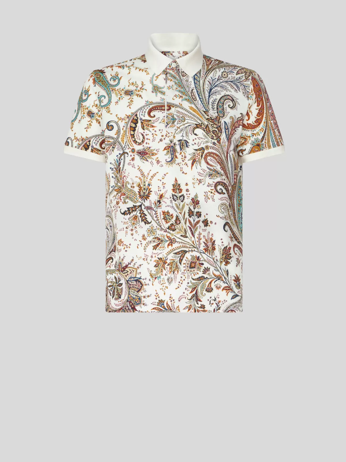 Uomo Etro POLO PAISLEY MULTICOLOR CON LOGO |