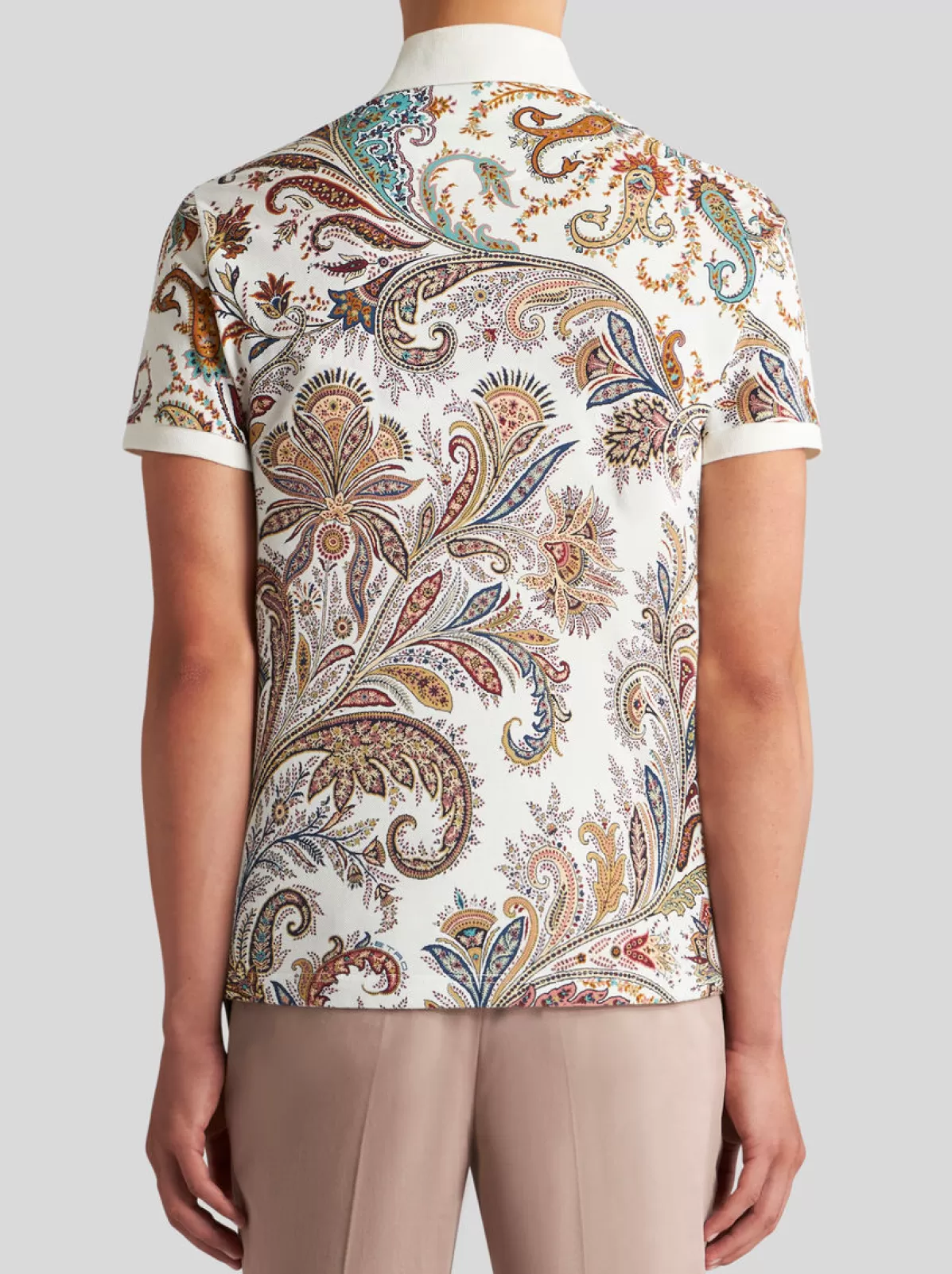Uomo Etro POLO PAISLEY MULTICOLOR CON LOGO |