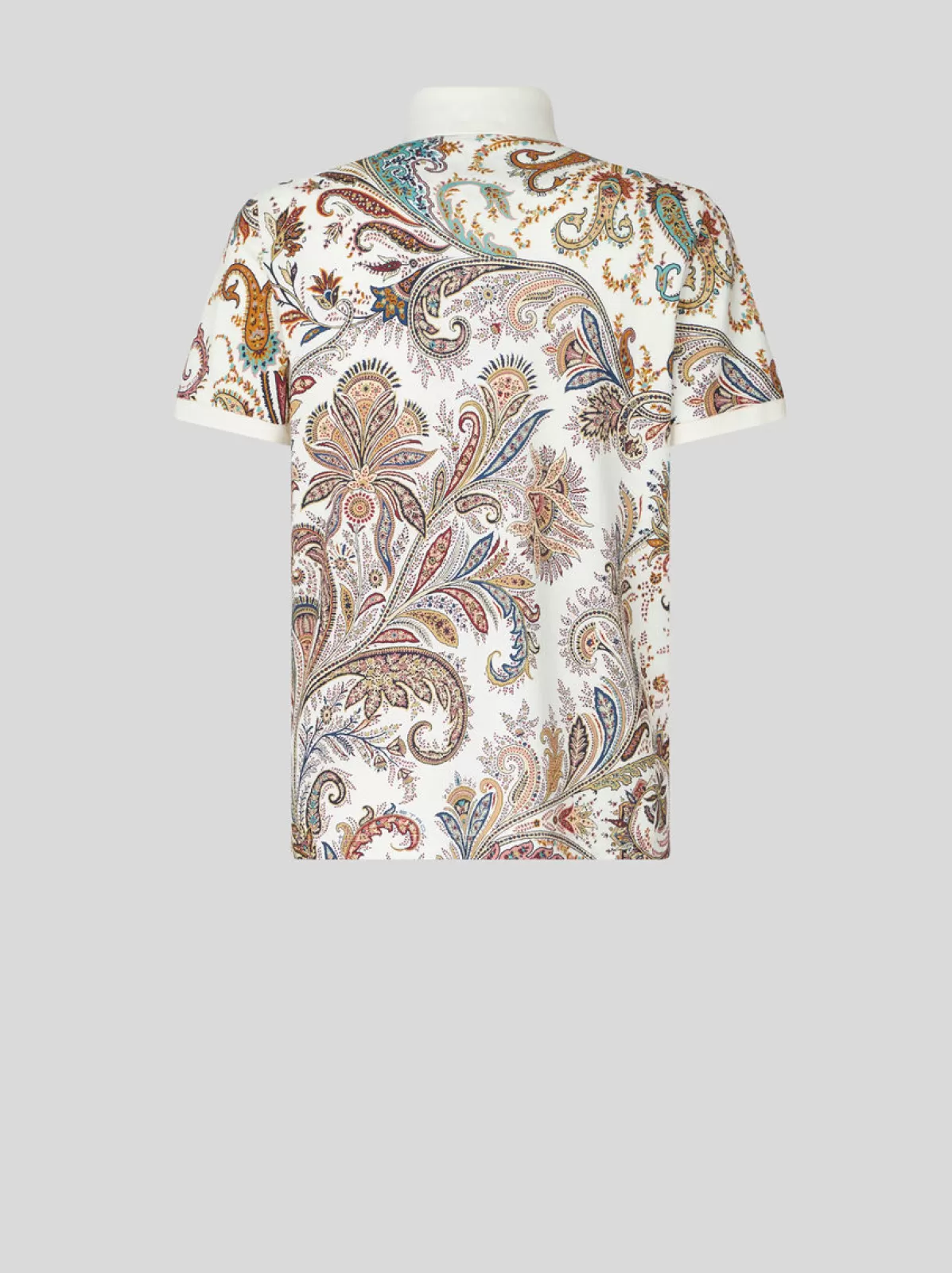 Uomo Etro POLO PAISLEY MULTICOLOR CON LOGO |