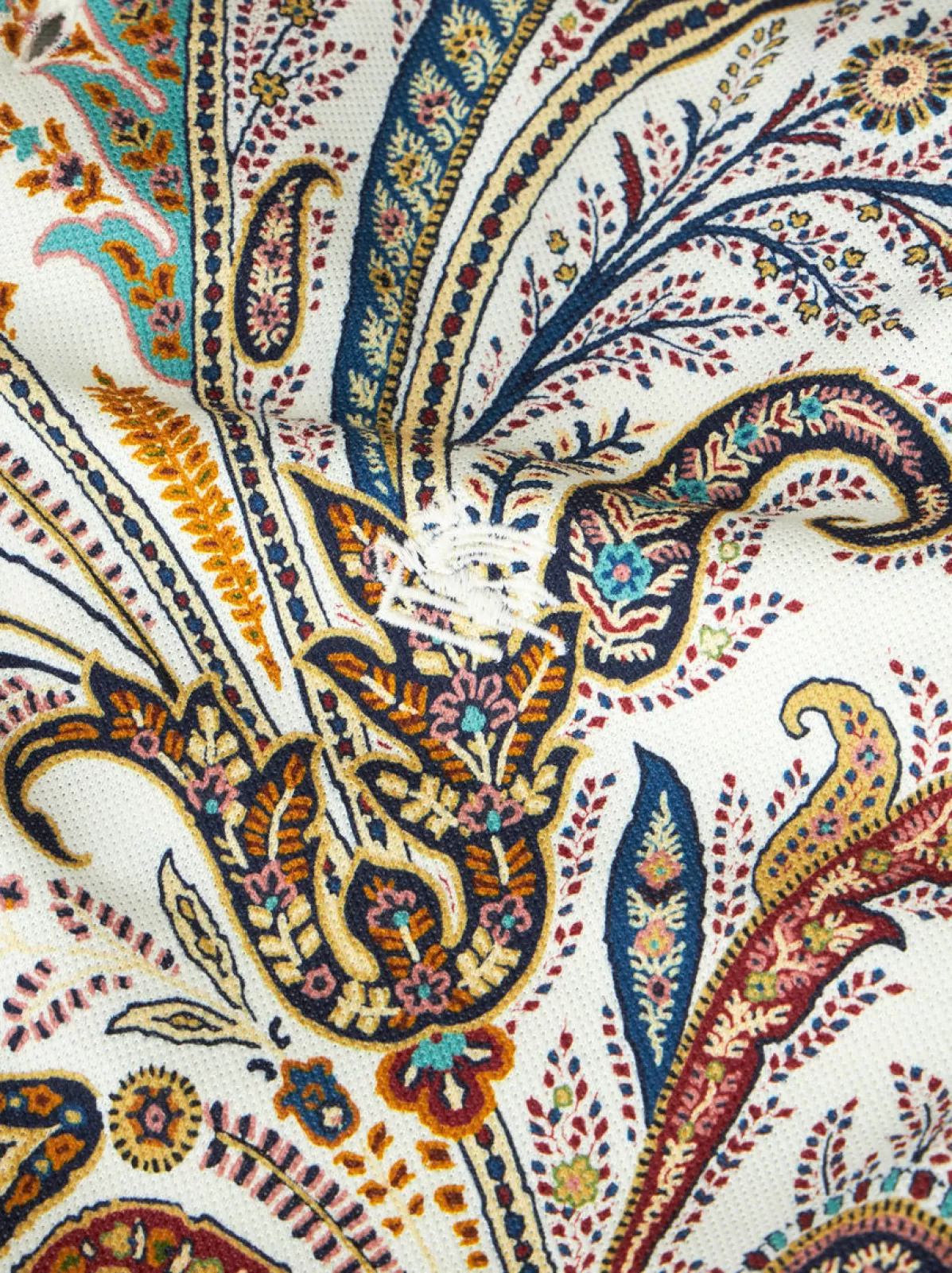 Uomo Etro POLO PAISLEY MULTICOLOR CON LOGO |